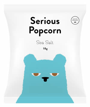 Serious Popcorn Organic Sea Salt 18g
