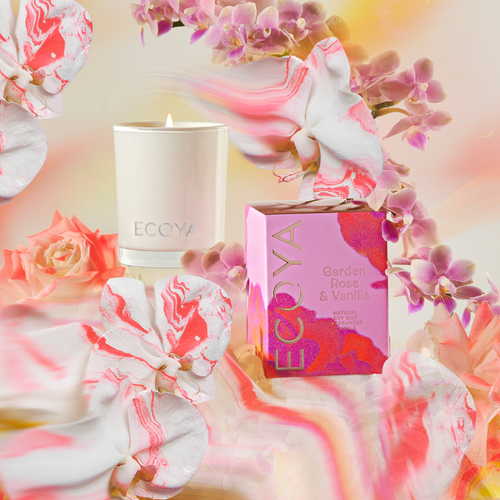 ECOYA Mini Madison - Garden Rose & Vanilla Candle Gift With Purchase