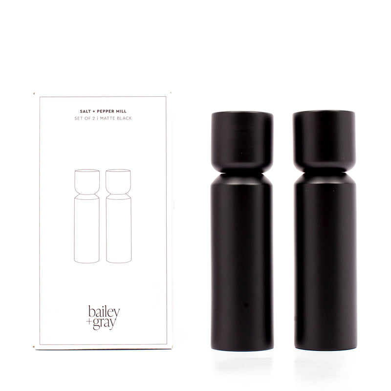 Bailey + Gray Salt & Pepper Mill Set