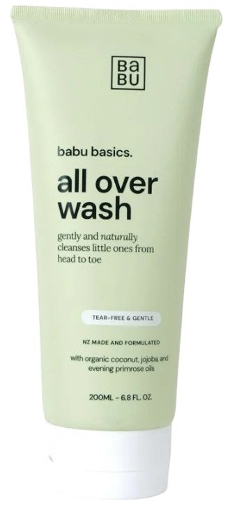 Babu Basics - All Over Wash 200ml (Body Wash & Shampoo)