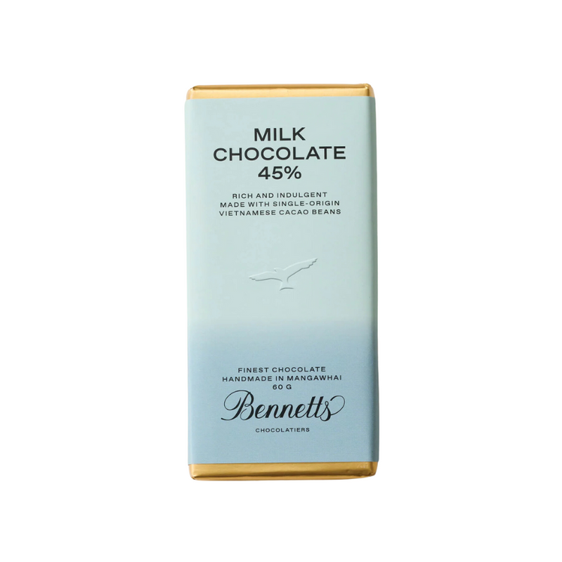 Bennetts of Mangawhai Milk Chocolate Bar 60g