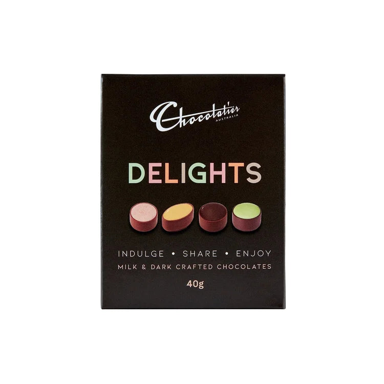 Chocolatier Delights Milk & Dark Crafted Chocolates 40g