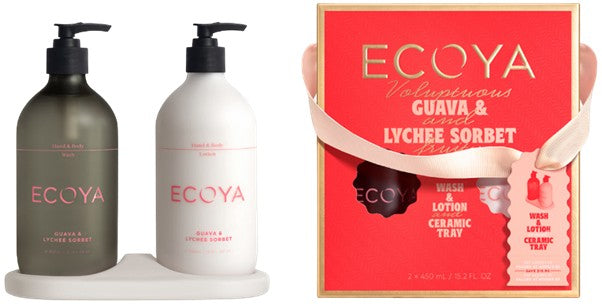 ECOYA Bathroom Gift Set - Guava & Lychee Sorbet