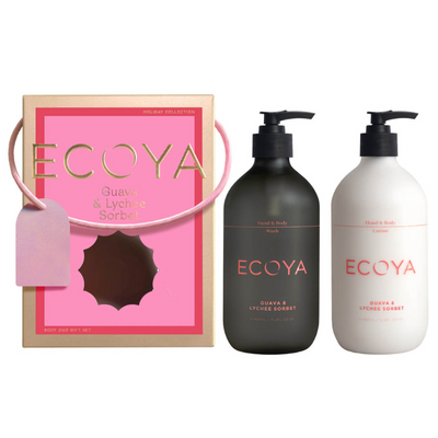 ECOYA Body Duo Gift Set (Guava & Lychee Sorbet)