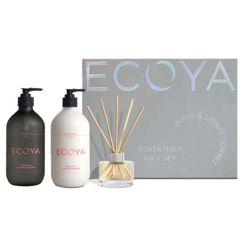 ECOYA Guava & Lychee Sorbet Essentials Gift Set