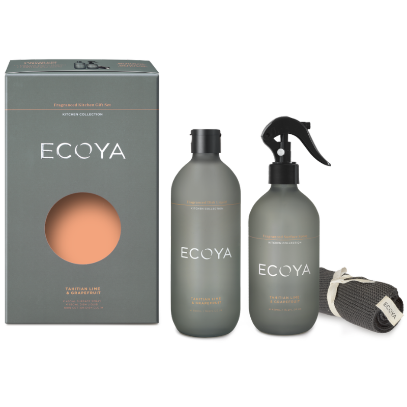 ECOYA Kitchen Gift Set Tahitian Lime & Grapefruit