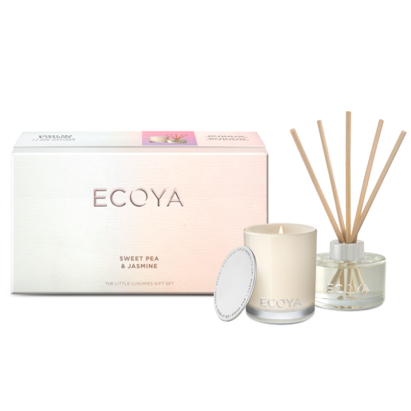 ECOYA Little Luxuries Gift Set (Sweet Pea & Jasmine)