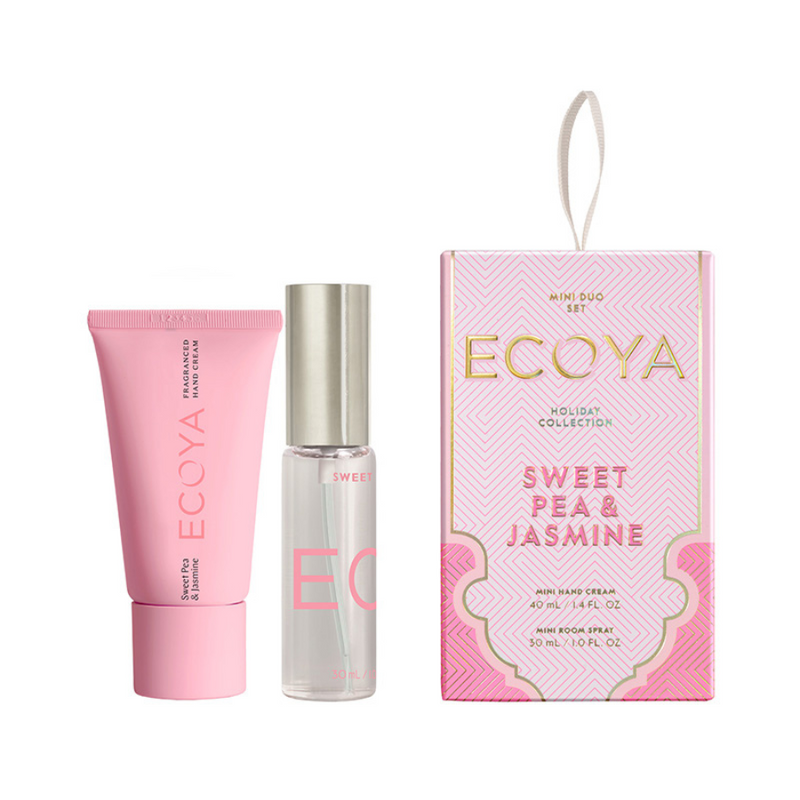 ECOYA Holiday Collection Mini Duo Set - Sweet Pea & Jasmine