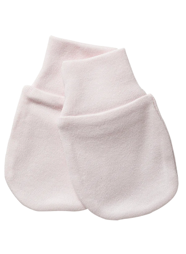 Babu Organic Cotton Mittens Petal Pink
