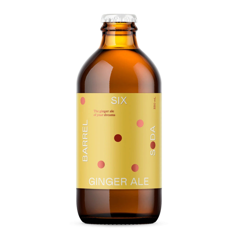 Six Barrel Ginger Ale Soda 330ml