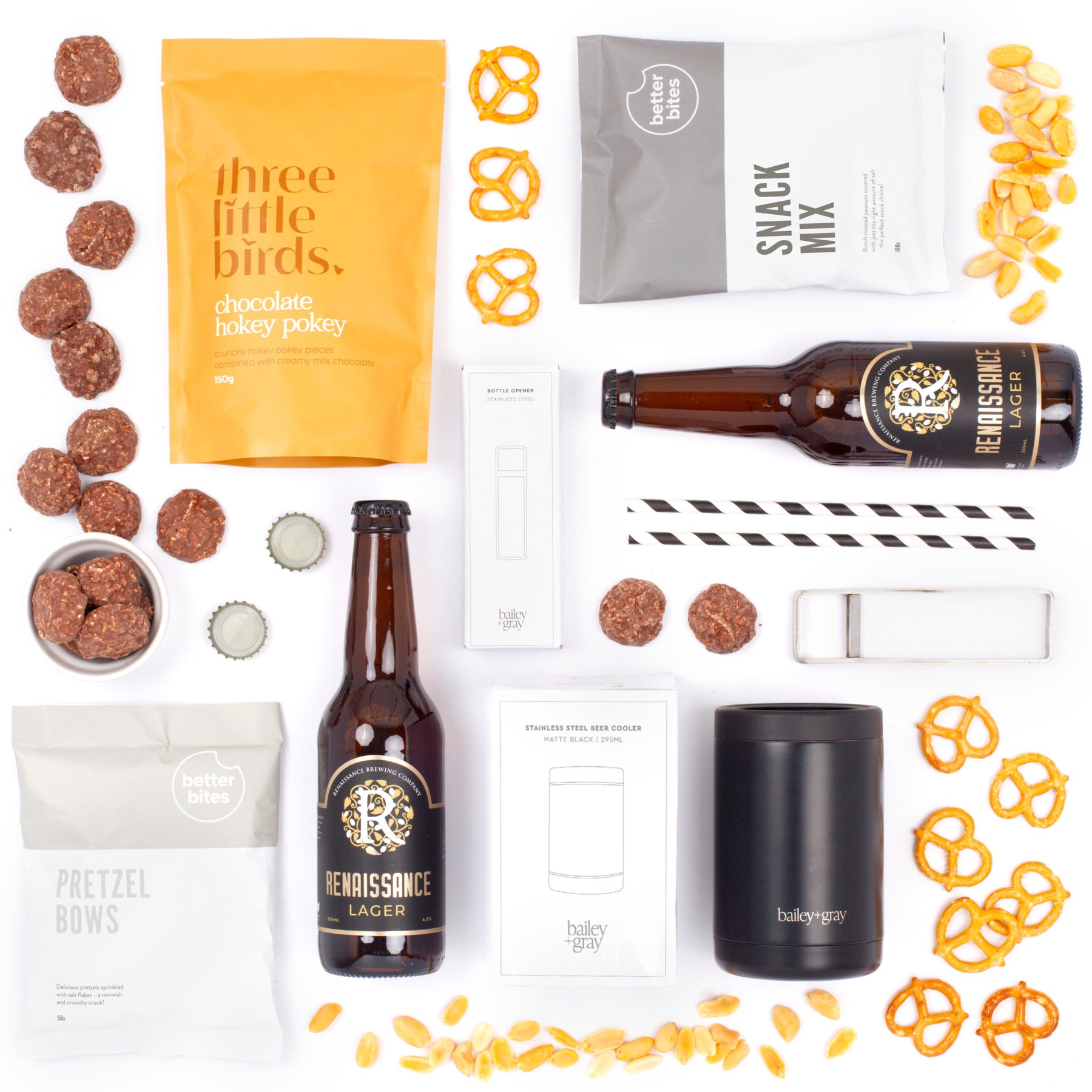 Brew Box Ramon Brew Box, Craft Beer & Stainless Steel Beer Cooler Gift | Giftbox Boutique