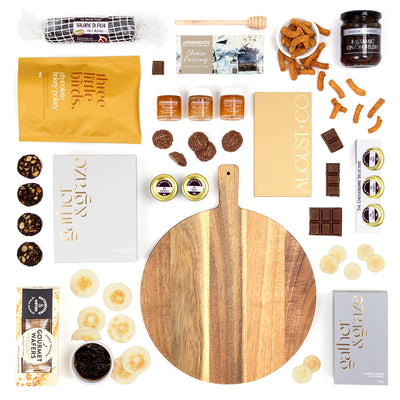 The Cheese Pairing Platter Gift Box with Artisan Crackers, Honey, and Fig Preserves – Giftbox Boutique NZ