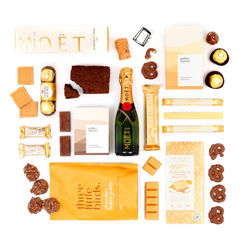 Moet Champagne, Whittakers, Brownie & Chocolate Treats