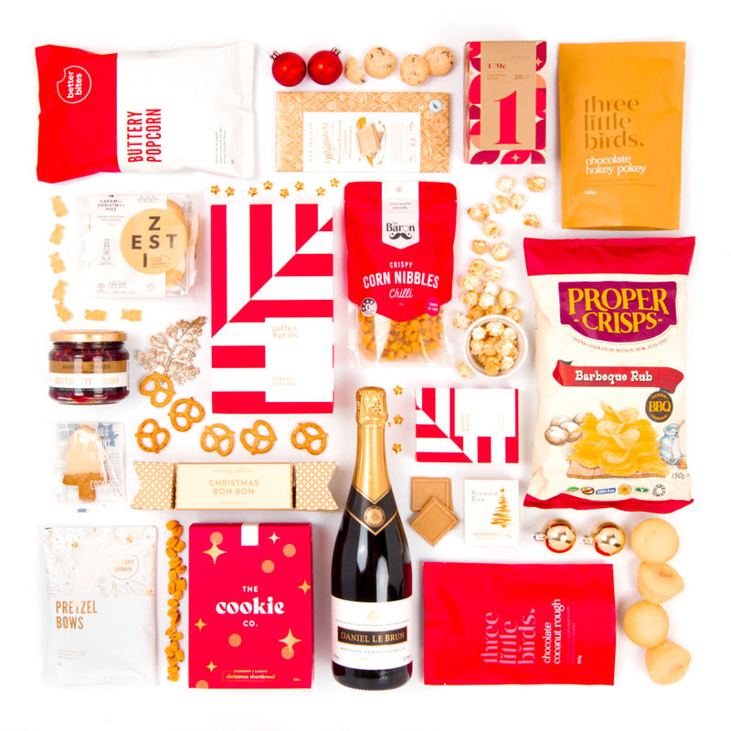 Bubbles & Snacks Christmas Family Gift