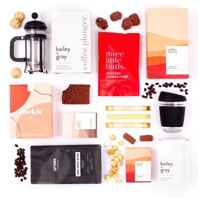 Coffee, Plunger, Chocolate, Snacks & Homewares For The Perfect Coffee