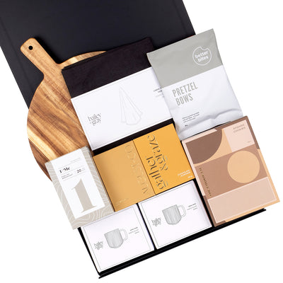 Luxury Home Hamper with Bailey + Gray Serveware and Gourmet Treats