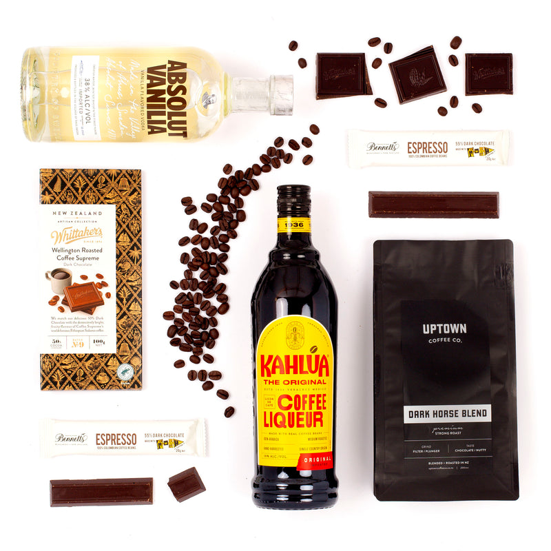 Vodka, Kahlua & Coffee Espresso Martini Cocktail Kit Birthday Gift Box