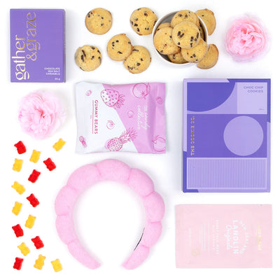 The Get Ready With Me Gift Box with Beauty Headband and Cookies – Giftbox Boutique NZ