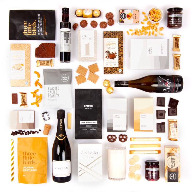 Wine, Ecoya, Coffee & Savoury Snacks Celebration Gift Pack