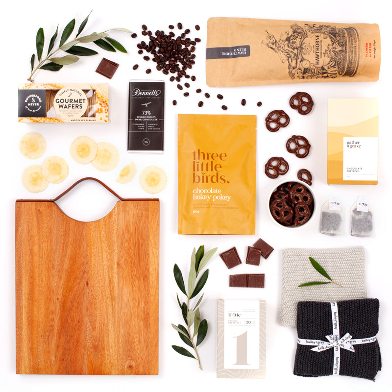 Housewarming Coffee, Chocolate & Cheeseboard New Home Gift Pack For Real Estate