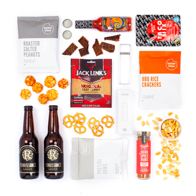 Beer & Savoury Snacks Gift Hamper For Him