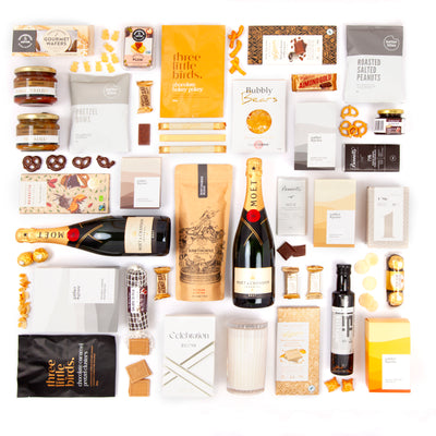 Moet Champagne, Ecoya, Chocolate & Treats Luxury Real Estate Celebration Gift Hamper
