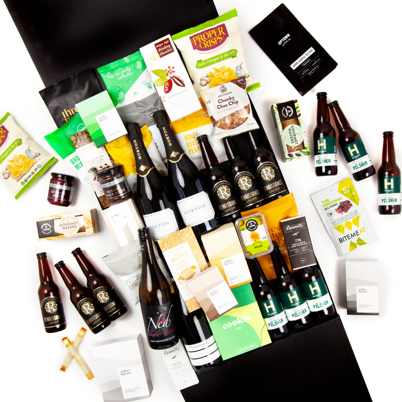 Bubbles, Wine, Craft Beer & Snacks Office Staff Party Gift Hamper