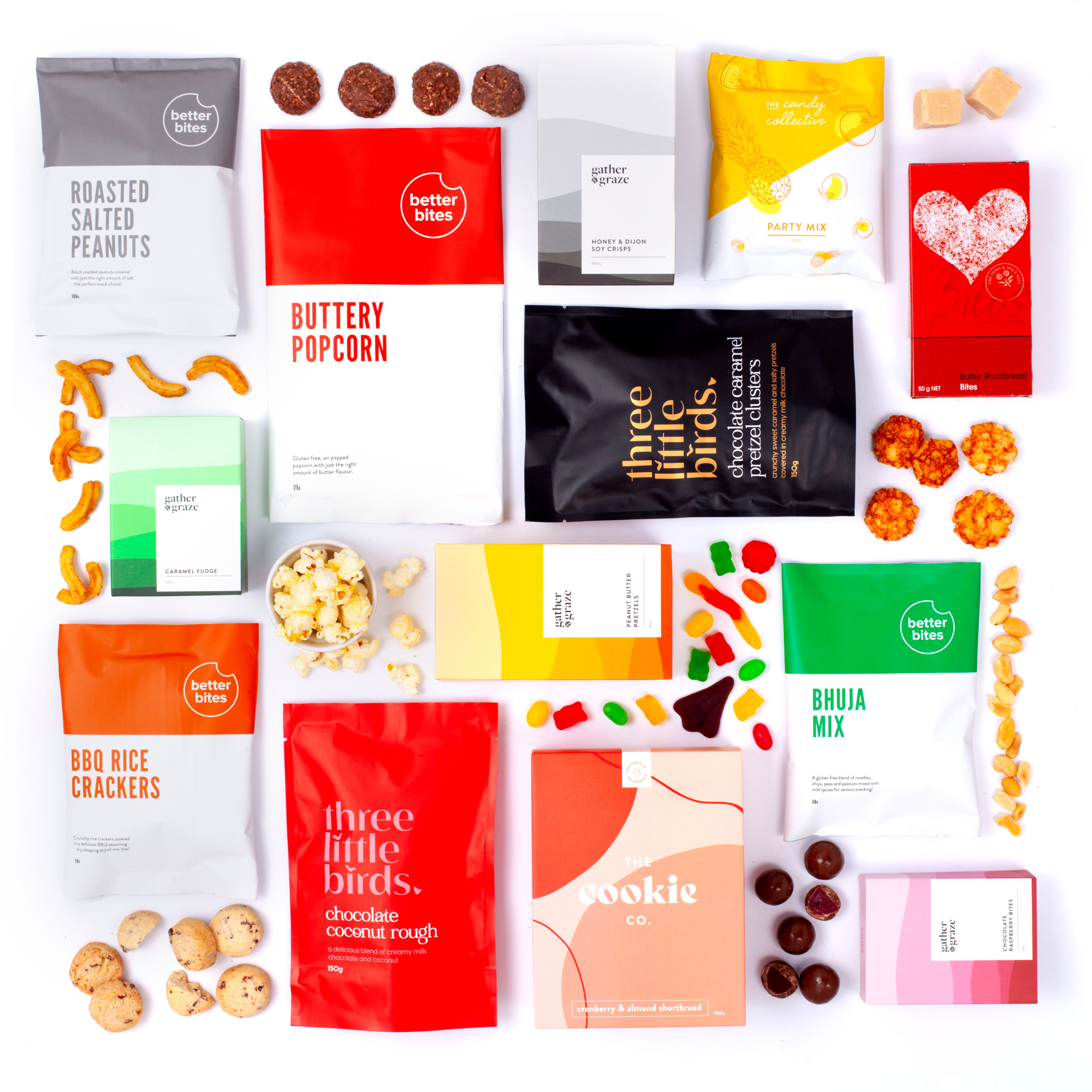 Sweet Treats & Savoury Eats Gift Baskets, Sweet Treats Gift Box ...