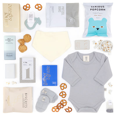 The Wee Man Gift Box with Organic Cotton Baby Clothes and Teether – Giftbox Boutique NZ