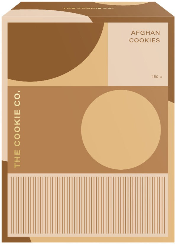 The Cookie Co Choc Afghans 150g Cream