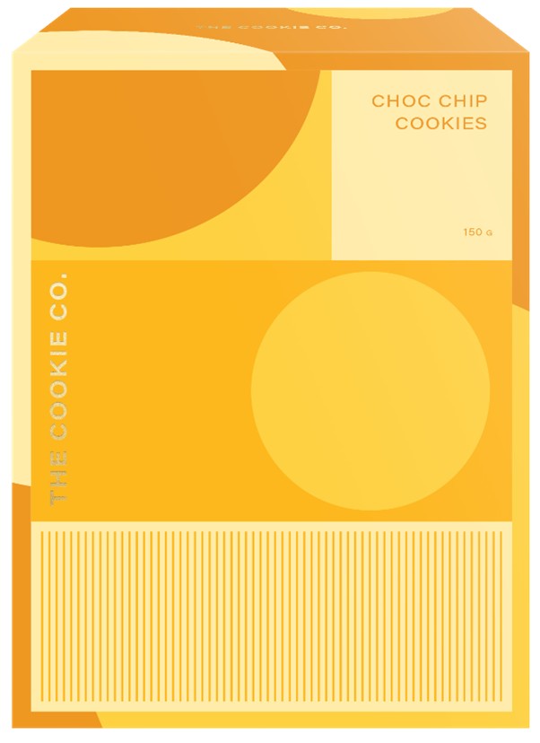 The Cookie Co Choc Chip Cookies 150g Yellow
