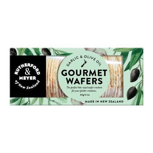 Rutherford & Meyer Gourmet Wafer Garlic & Olive Oil 60g