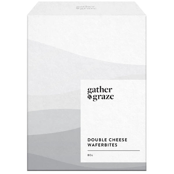Gather & Graze Gourmet Wafer Bites Double Cheese 80g