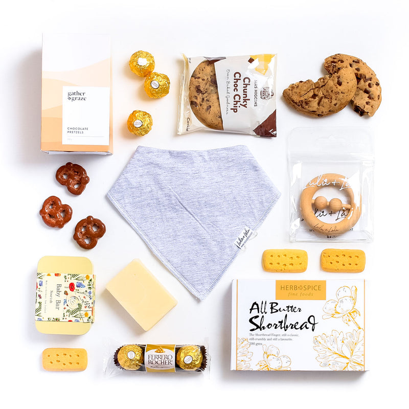 Gender Neutral Baby Treats Gift Pack For New Parents