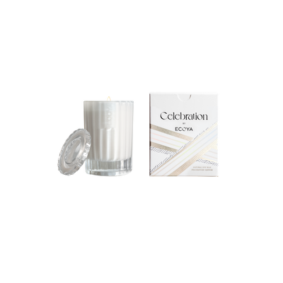 ECOYA - Mini Celebration Candle - White Musk & Warm Vanilla