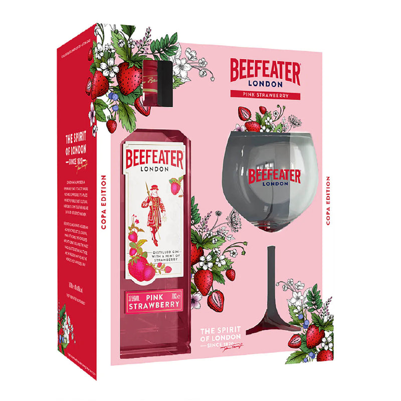 Beefeater Pink Gin 700ml + 1 Glass Giftpack