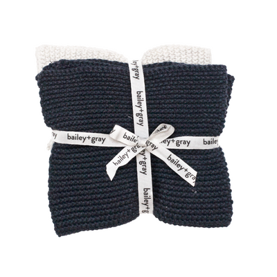 Bailey + Gray - Cotton Knitted Wash Cloth