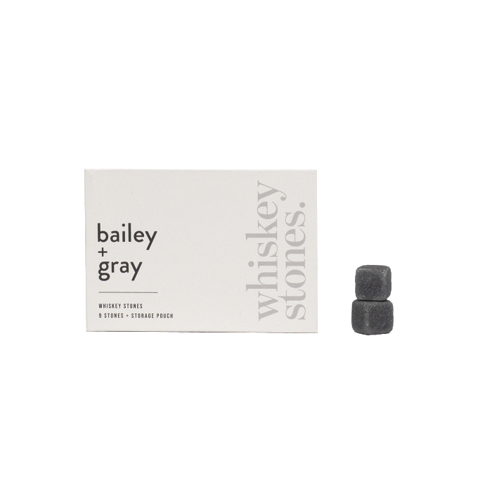 Bailey + Gray Whiskey Stones